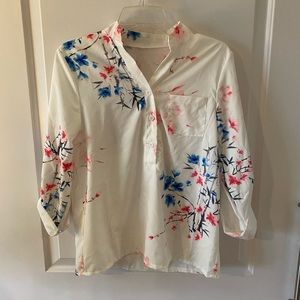 Flowered blouse